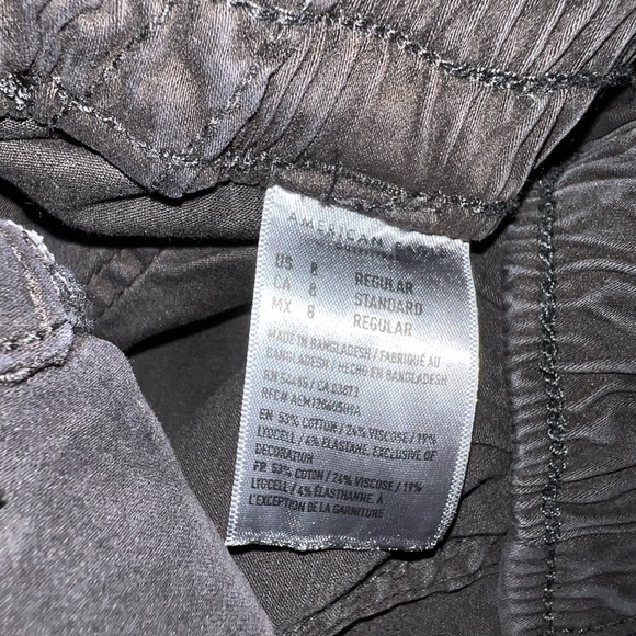 American Eagle Jegging Jogger in Black Size 8 Regular New with tags - Picture 12 of 14